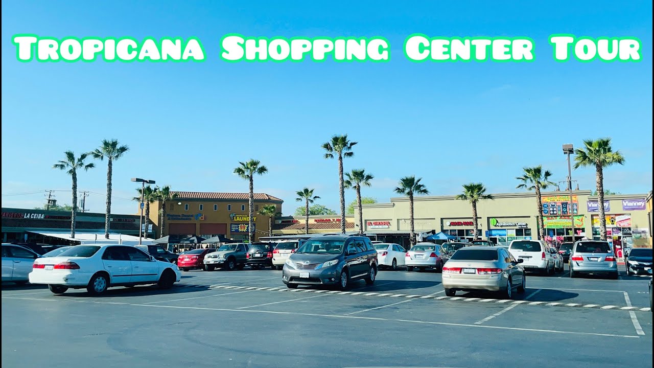 TOURING TROPICANA SHOPPING CENTER IN SAN JOSE SANTA CLARA COUNTY