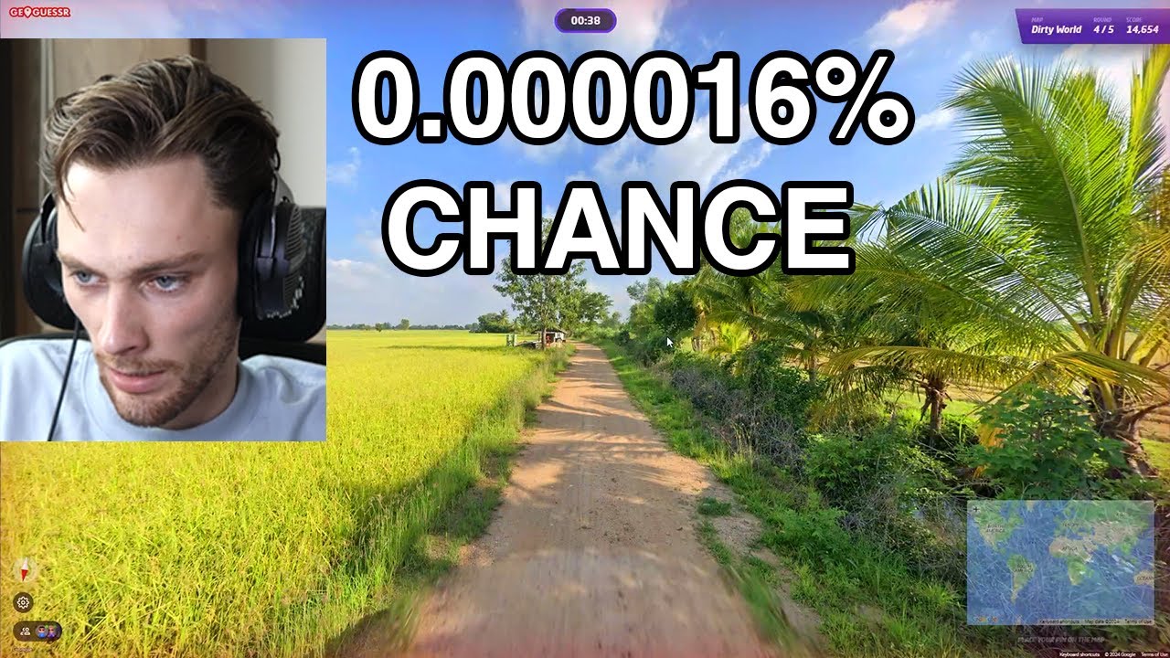 the rarest thing to happen in geoguessr