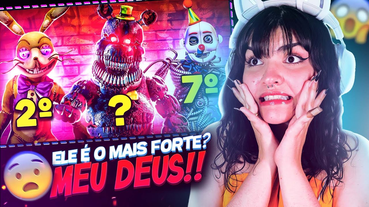 Os Animatrônicos MAIS PODEROSOS de Five Nights At Freddy's!!😳