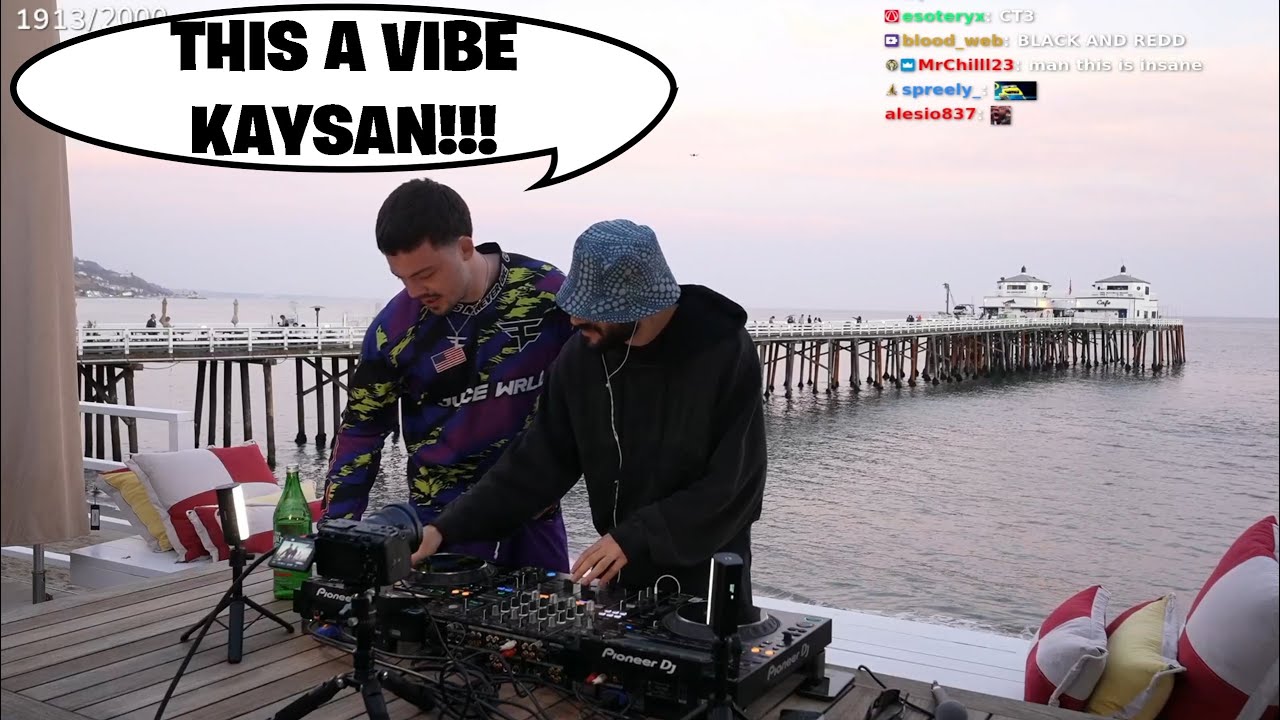 Adapt Vibes With Kaysan At His Malibu Beach DJ Set