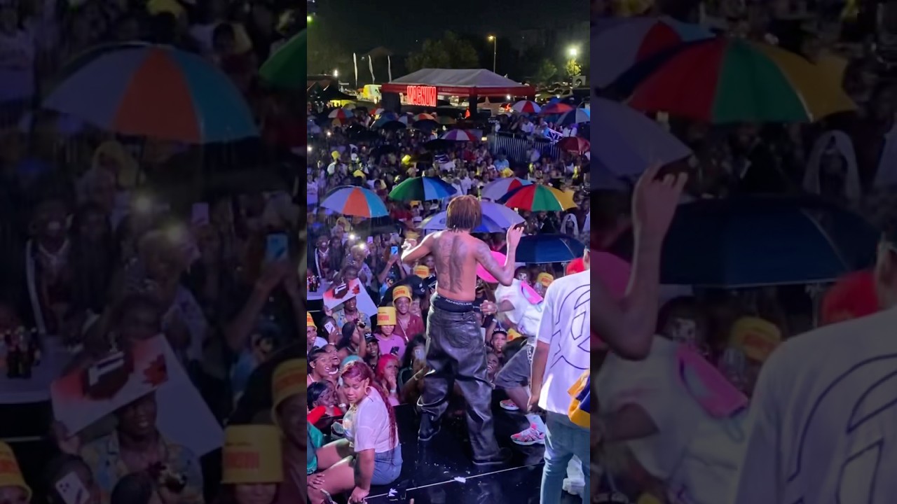 Кака HighFlames на сцене на вечеринке по случаю дня рождения Свисс Ли #dancehall #viralvideo #tre...