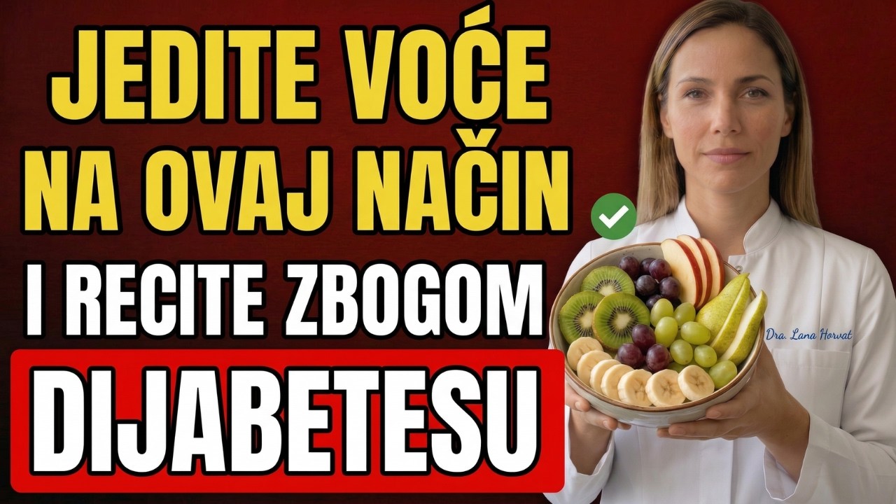 TAJNI Način Na Koji SVAKI DIJABETIČAR Treba JESTI Ovo VOĆE (Za Snižavanje šećera u Krvi)