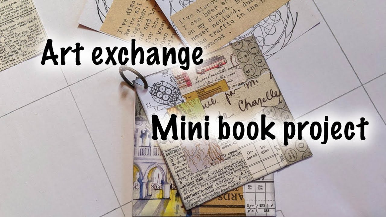 April-June 2020 art swap - Mini book (Overview)