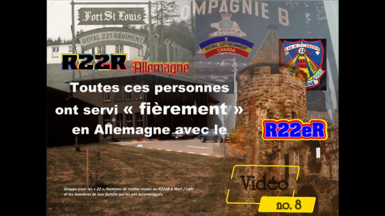 Hommage à des personnes du R22eR décédées - Vidéo #8