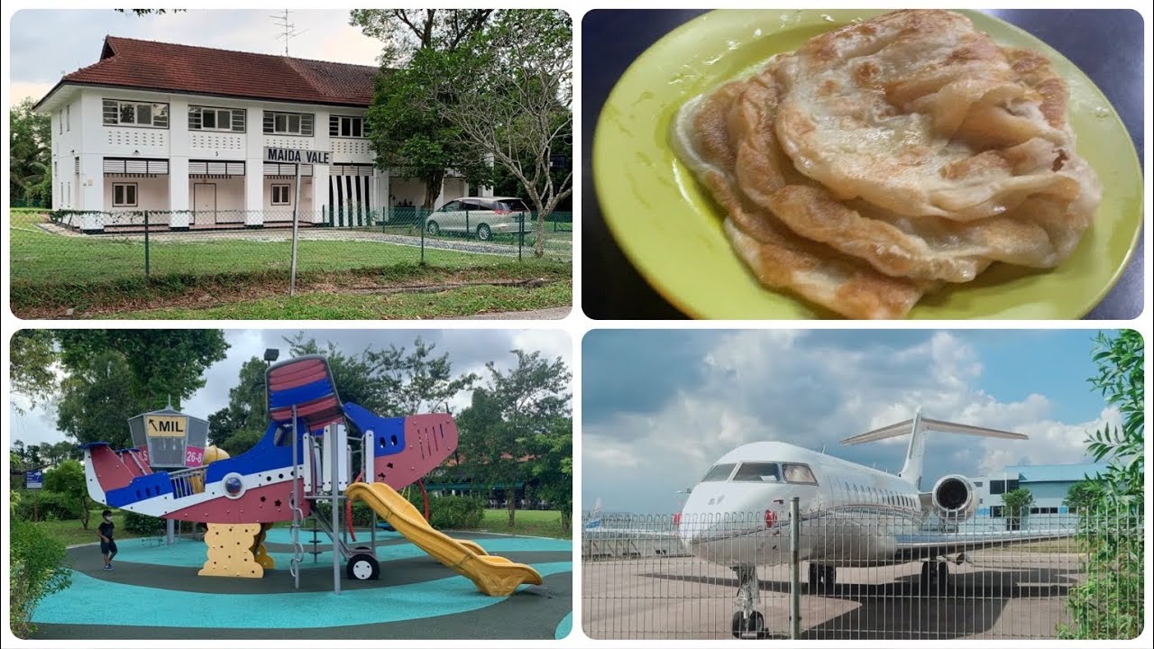 Exploring British colonial houses, Seletar Aerospace park and Best Roti Prata in Singapore