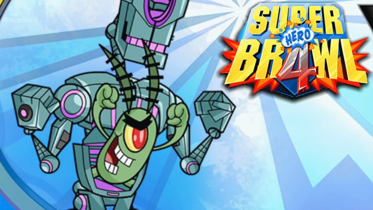 Super Brawl 4 - Plankton Gameplay Story Mode 2022 60 FPS