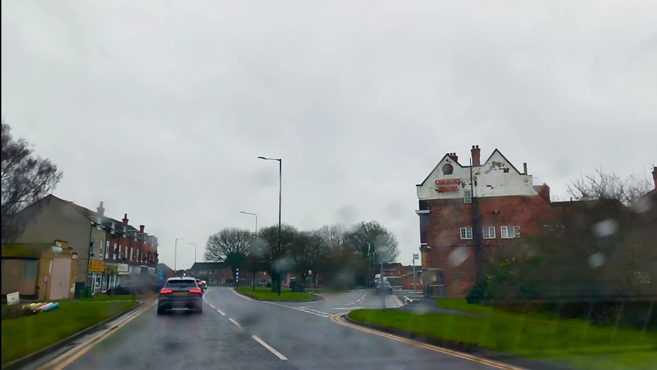 Behind The Wheel In Lincolnshire #driving#vlog#uk#traffic#Rain