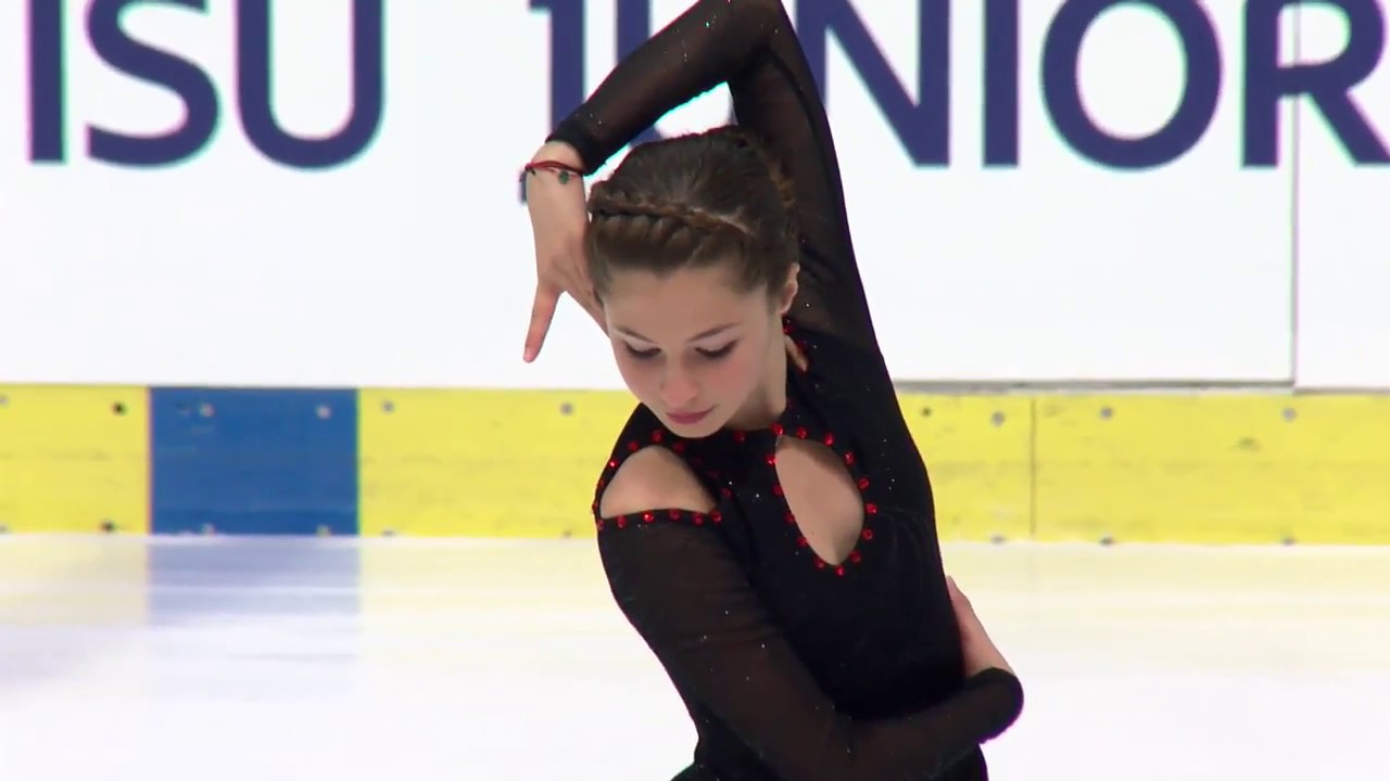 Ana Maria ION ROU Ladies Free Skating - Zagreb 2017