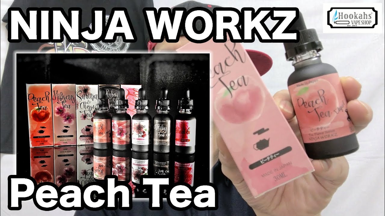 [VAPE][E-Juice/NINJA WORKS]Peach Tea[ピーチティー]