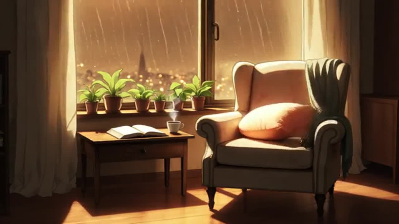 Cozy Night Rain Lofi 🌧️ | Chill Beats to Study & Relax