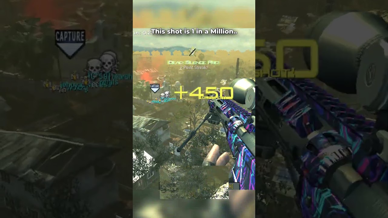 1 in a Million Shot.. #callofduty #nostalgia