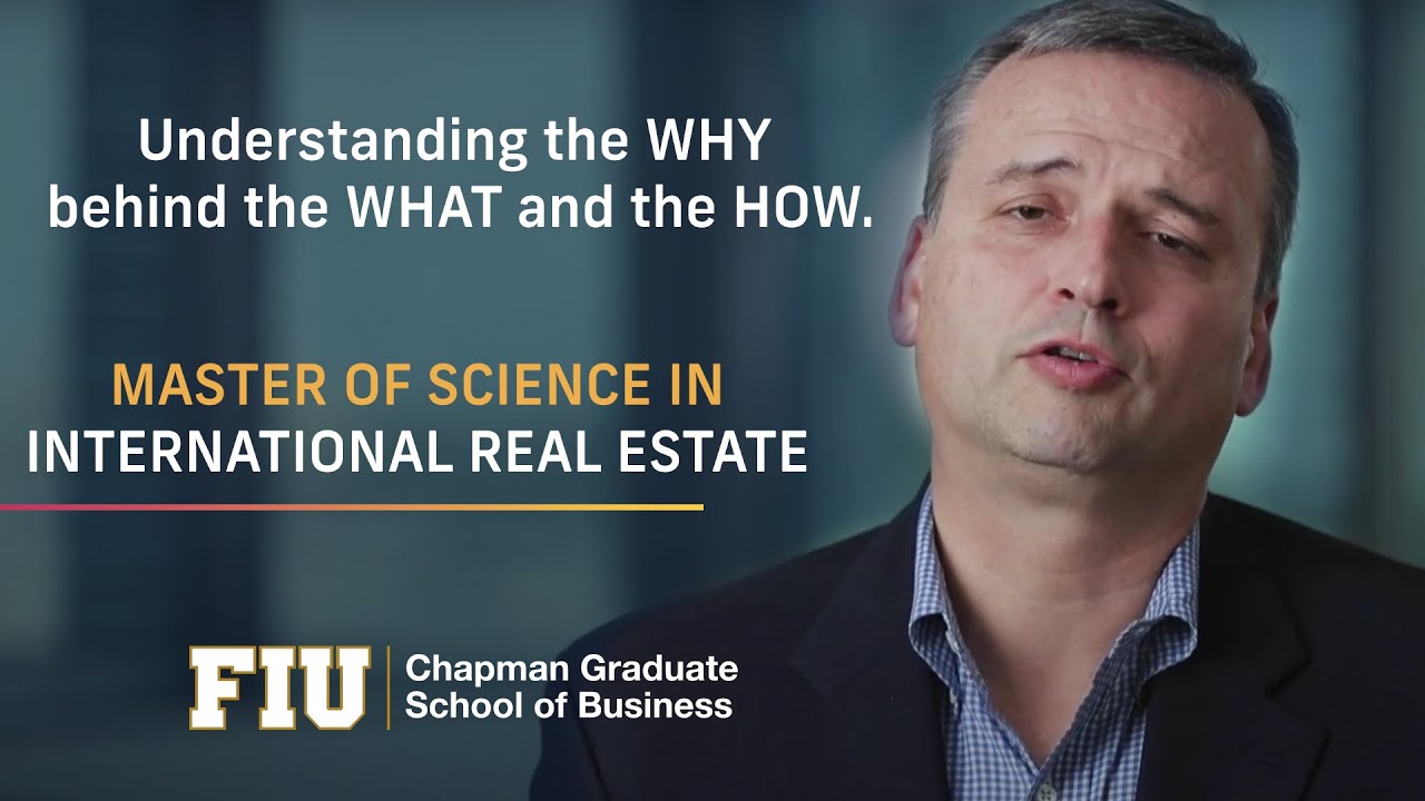 How the MS in International Real Estate program shows you the WHY behind the WHAT and the HOW.