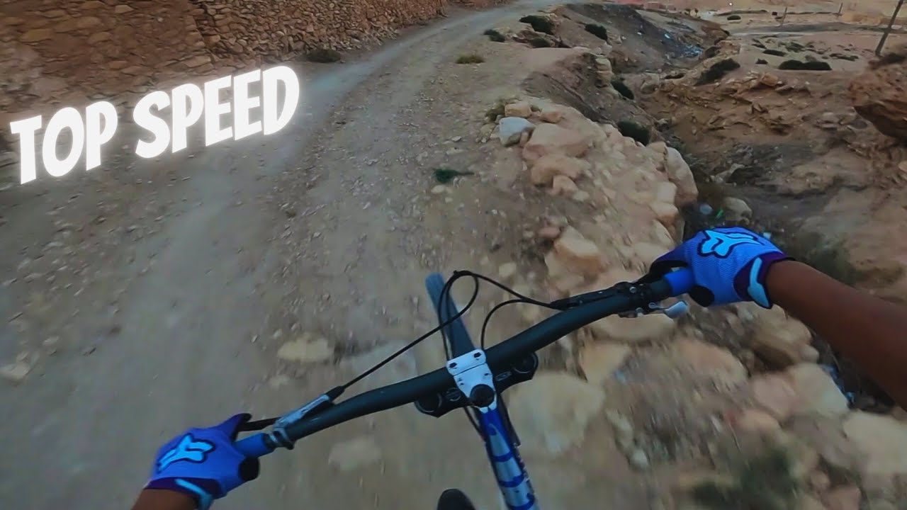 غلبتني bike فلهبطا 🤕 downhill 96 TOP speed