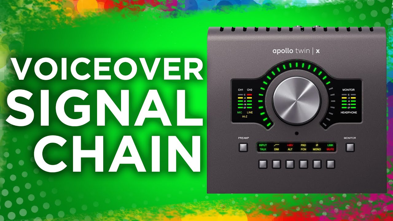 Universal Audio Apollo Twin X: 2019 Voiceover signal chain