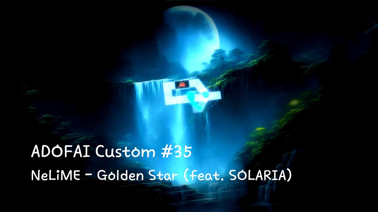 [ADOFAI Custom #35] NeLiME - Golden Star (feat. SOLARIA) (Map by 새제비 & Logal0)