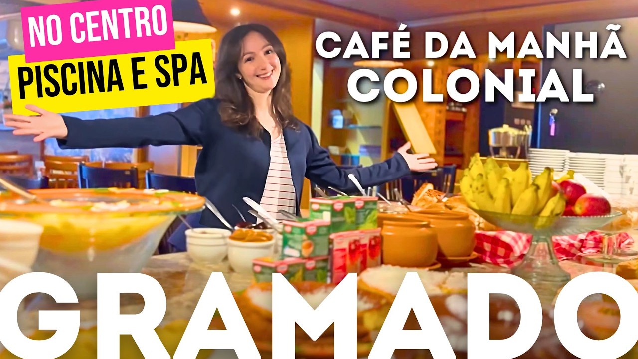 Hotel Sky Gramado Centro com Spa, Piscina e Café da Manhã Colonial incrível!