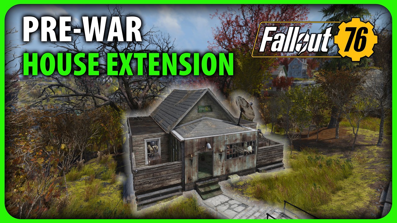 Fallout 76 - Pre War Abandoned House Extension Settlement
