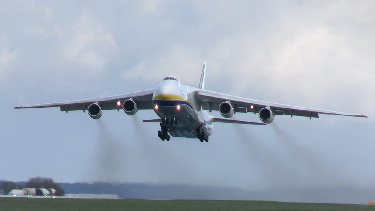ANTONOV AN-124 EPIC WET DEPARTURE FROM EAST MIDLANDS AIRPORT | 20/02/26