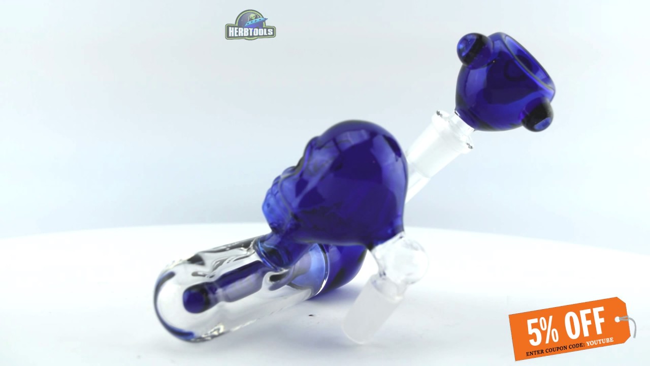 14.5 Grace Glass Skull + Diffuser Precooler [HD] [HERBTOOLS]