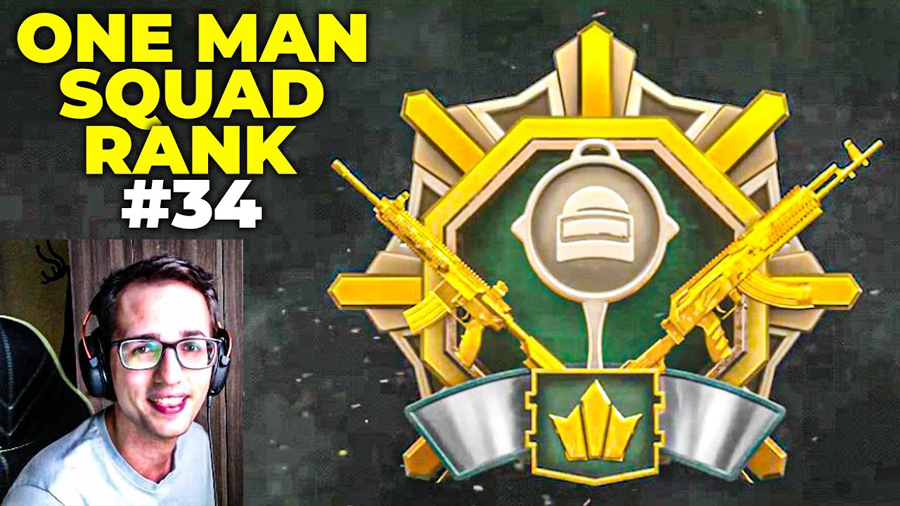 AS USTASI OLDUM ! ONE MAN SQUAD RANK 34. BÖLÜM ! PUBG MOBILE