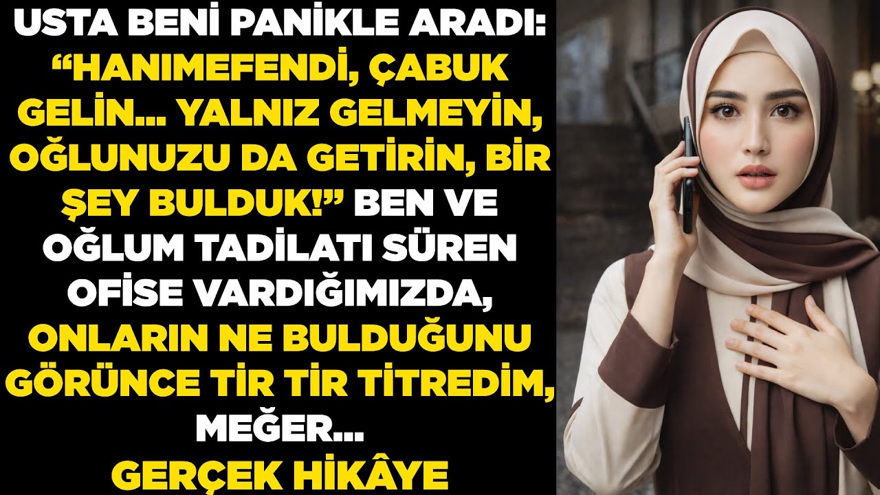 Ölen kocamın ofisini yeniletmek için usta çağırdım, bulduklarında şoka girdim...
