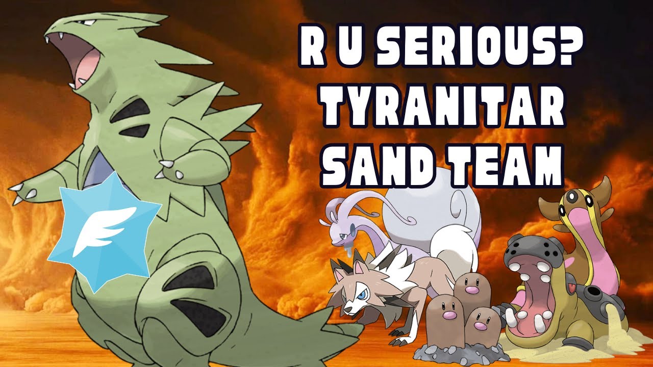 RU Serious? Tera Flying Dragon Dance Tyranitar ISN'T OU? - Sand Pokemon Showdown Team