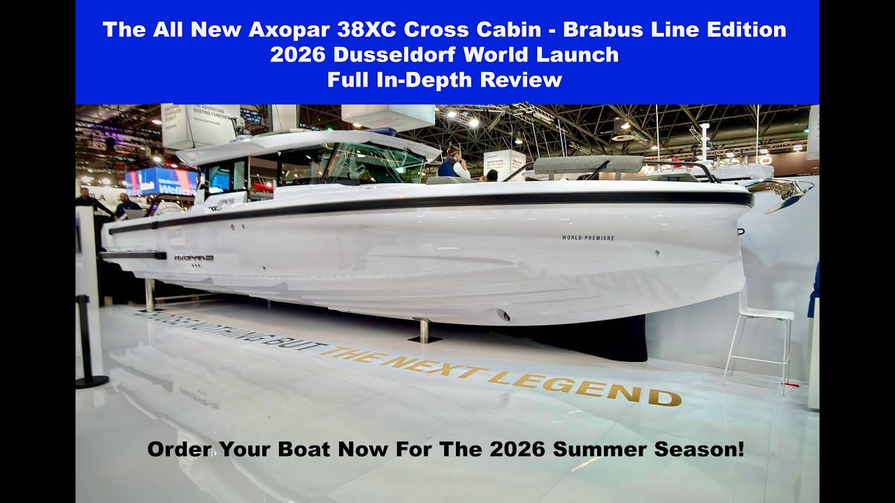 The New 2026 Axopar 38XC Cross Cabin - Full Tour Of Our Awesome New Model - Order with us now! Pt1