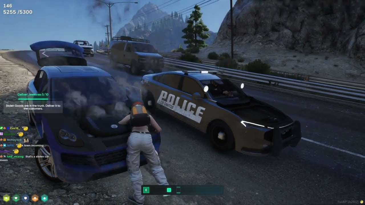 Ginger Gets Into A Chase With The PD, JP Attempts To Save Her | NoPixel 4.0 | Ginger Ale |