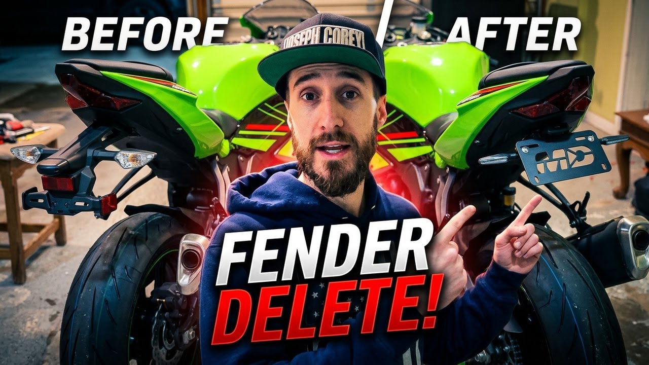Transform Your ZX6R with One Simple MOD! Fender Eliminator!