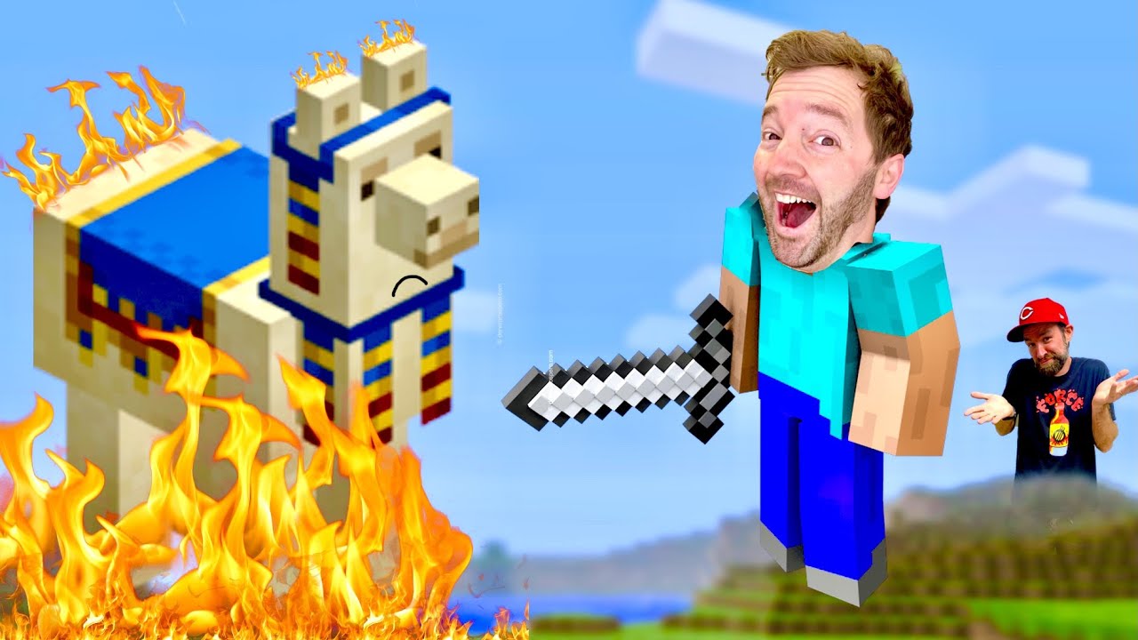 DON'T SET THE LLAMA ON FIRE! (Oops) / Mastering Minecraft 39!