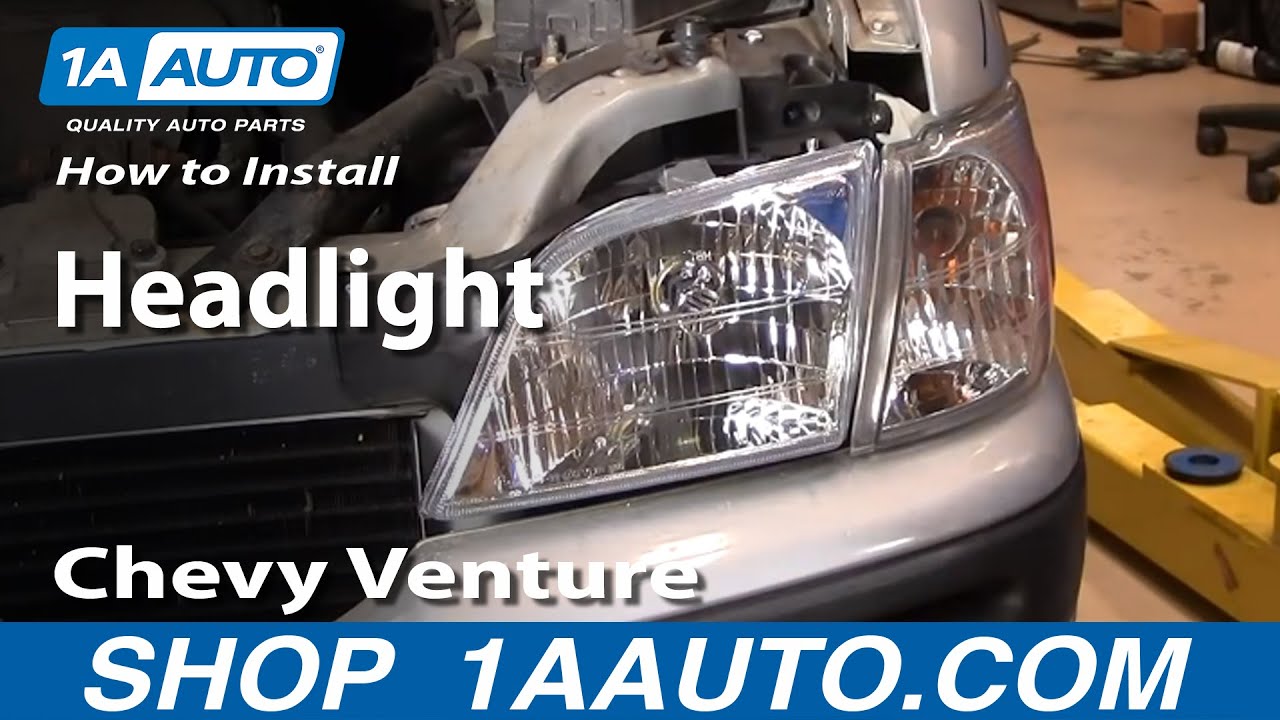 How to Replace Headlight 97-05 Chevy Venture