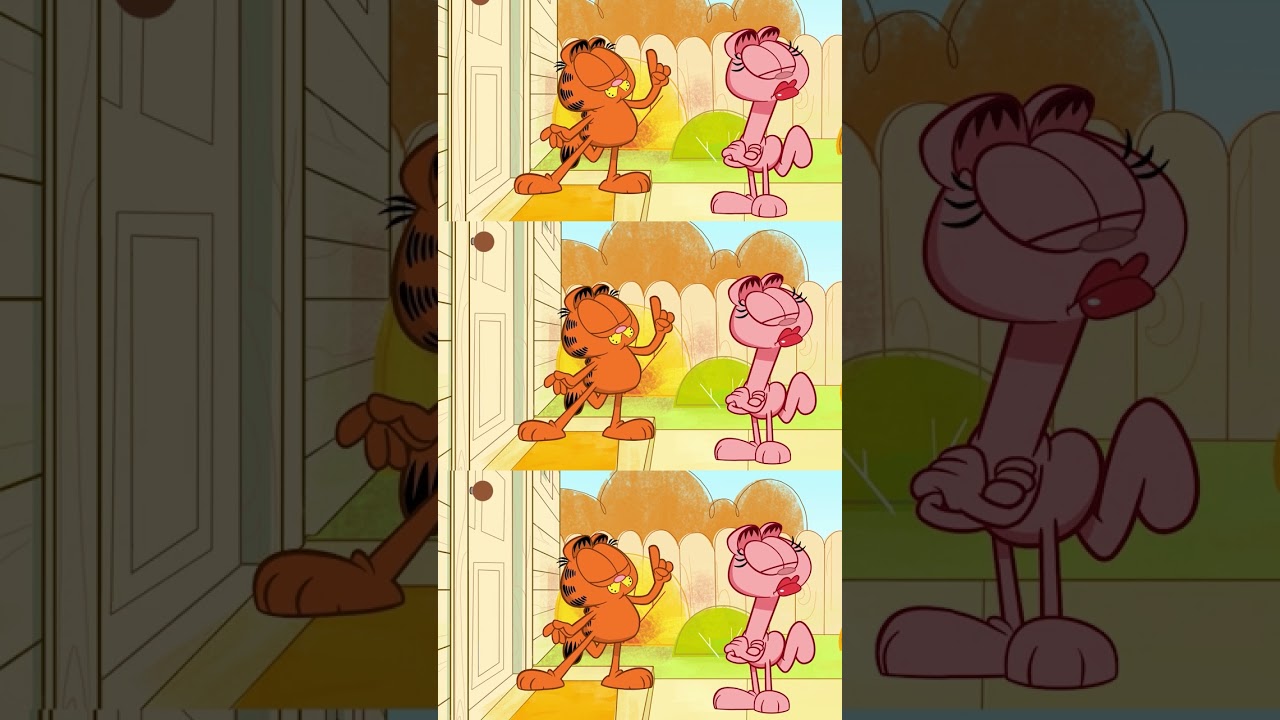 😻غارفيلد وحبيبته في موعد غرامي😻 #shorts #رسوم_متحركة #GarfieldOfficial# Garfield #فكاهة #جارفيلد