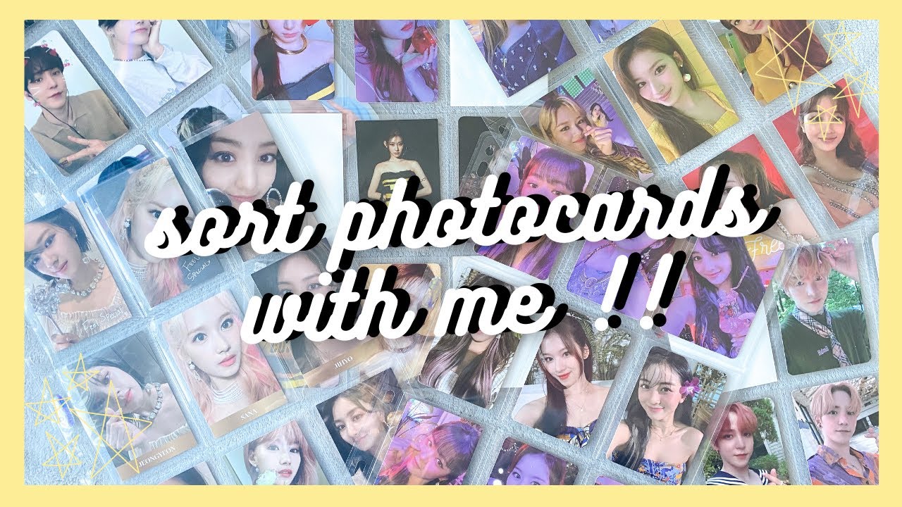✰ SORT PHOTOCARDS WITH ME #12 ✰ completing pages/sets ! twice, ateez, itzy, cravity, nct dream