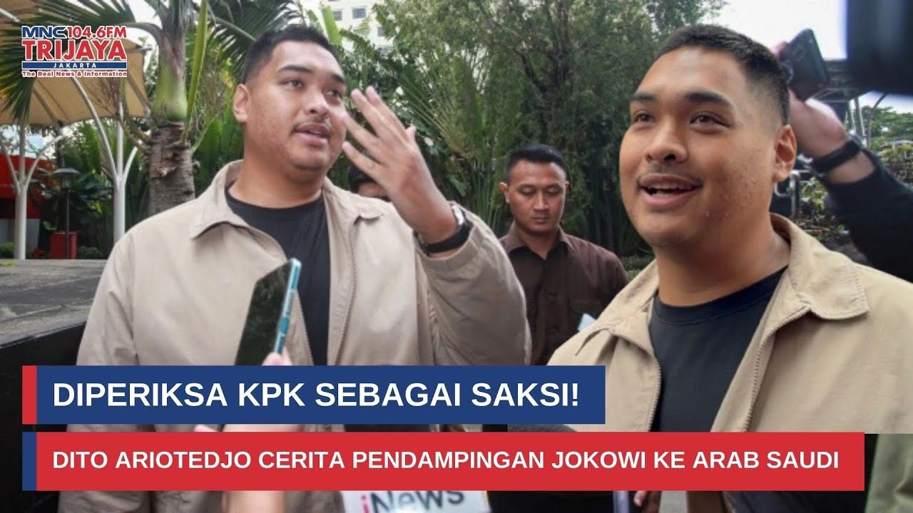 Soal Haji 2024, Nama Jokowi Muncul dalam Pemeriksaan Dito di KPK I Trijaya Update