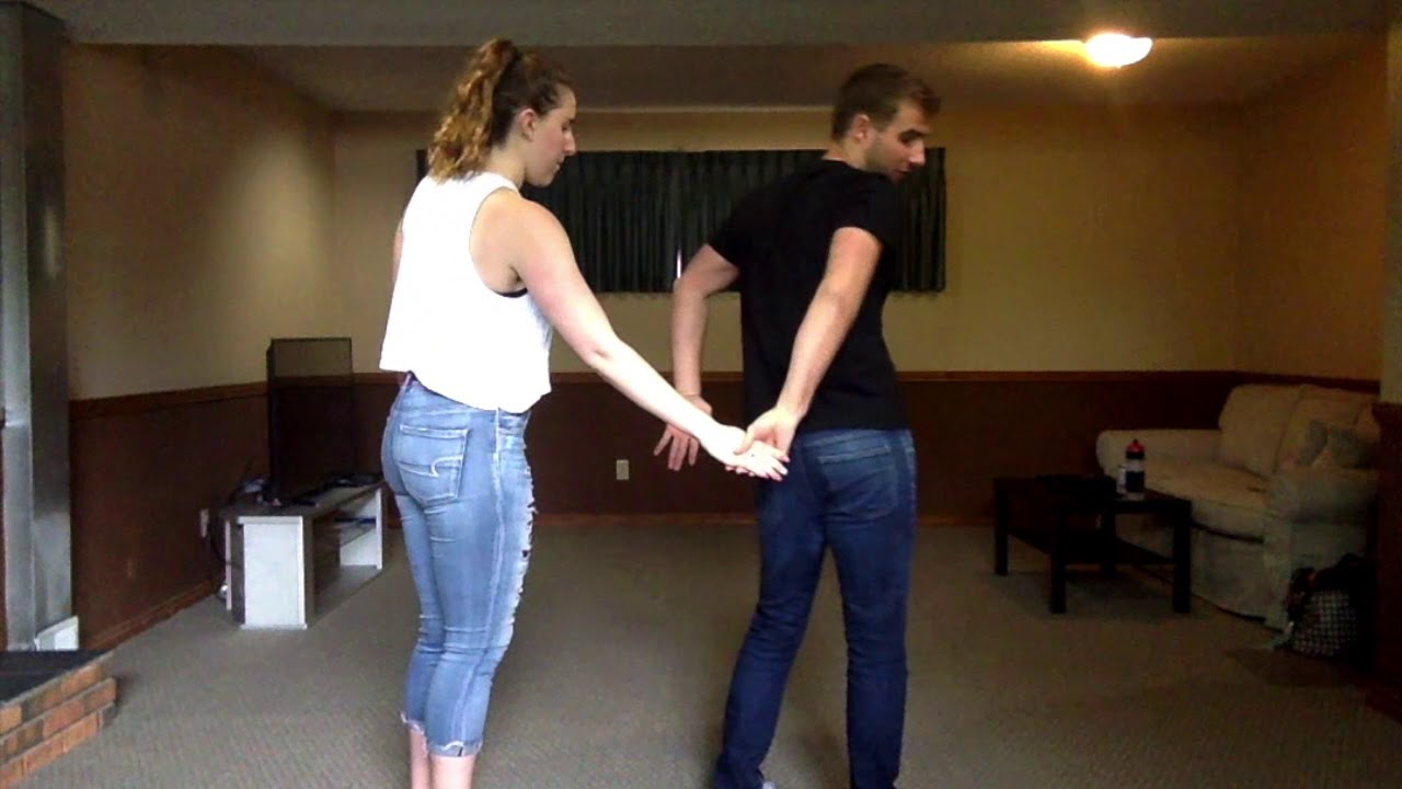 Learn How To Club Country Dance Part 1 - Basic Step and Spins