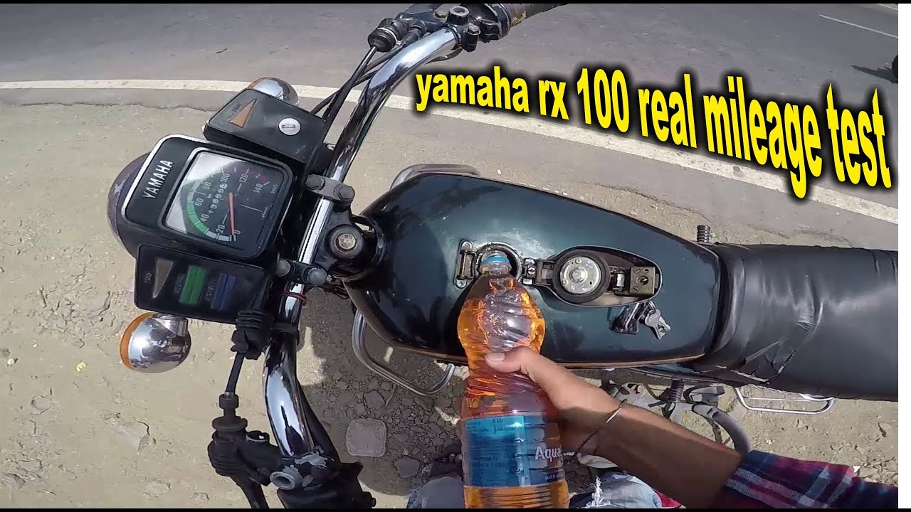 yamaha rx 100 real mileage test | best bike in 2stroke | bullet singh boisar