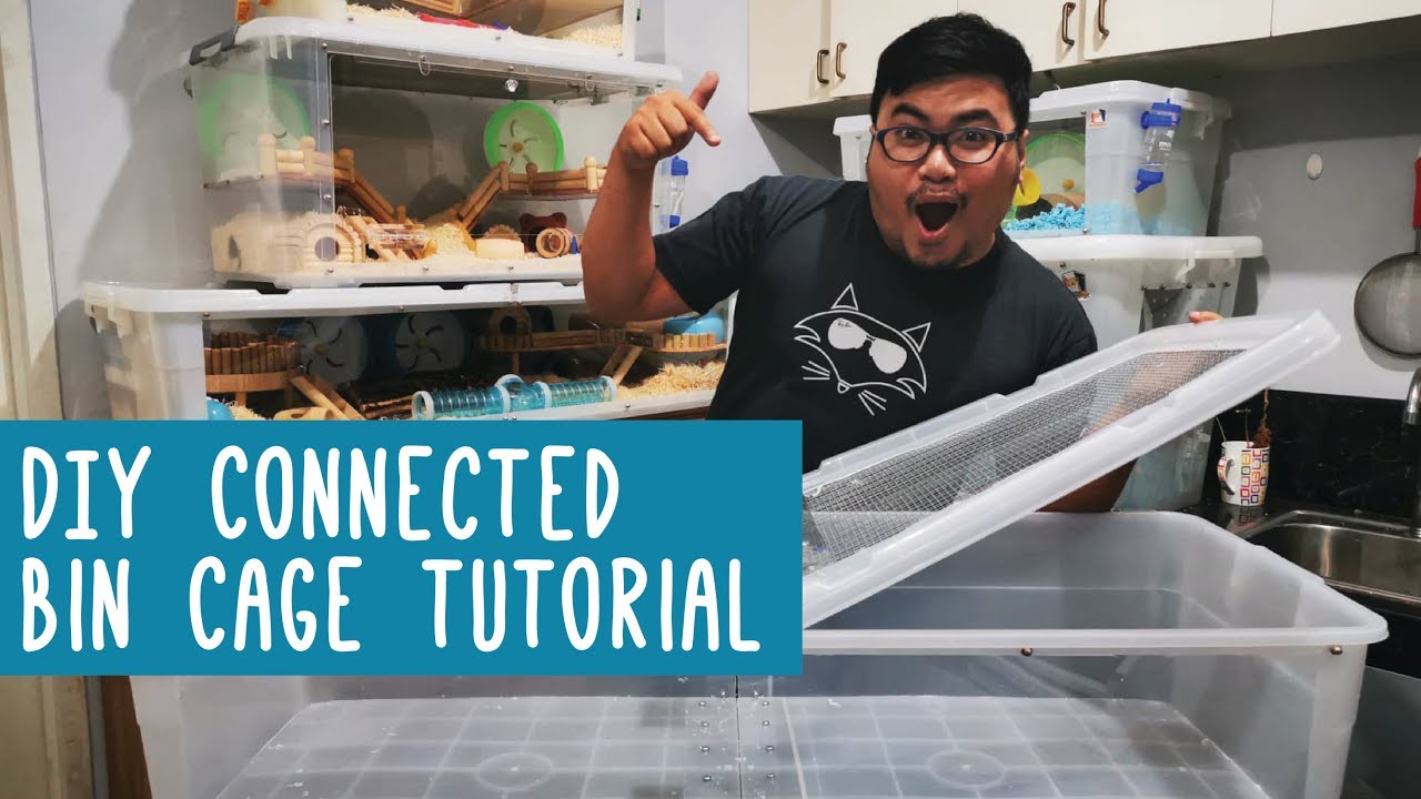 DIY Connected Bin Cage Tutorial