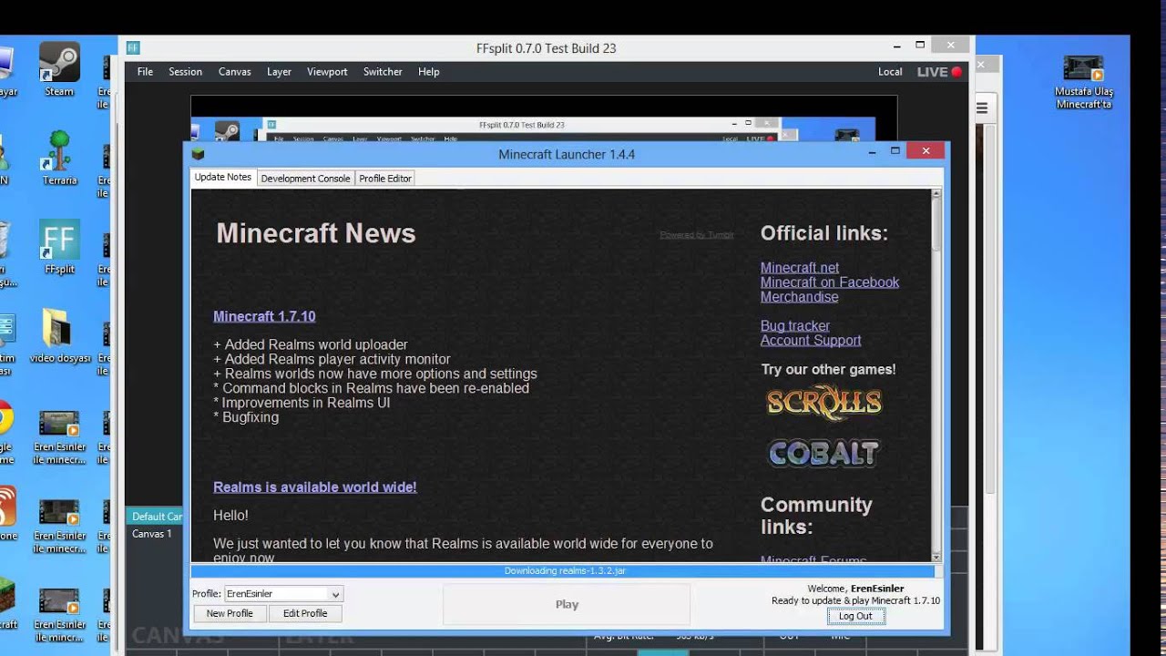 ErenEsinler ile Minecraft Oynuyoruz  Skin Değiştirme Videosu