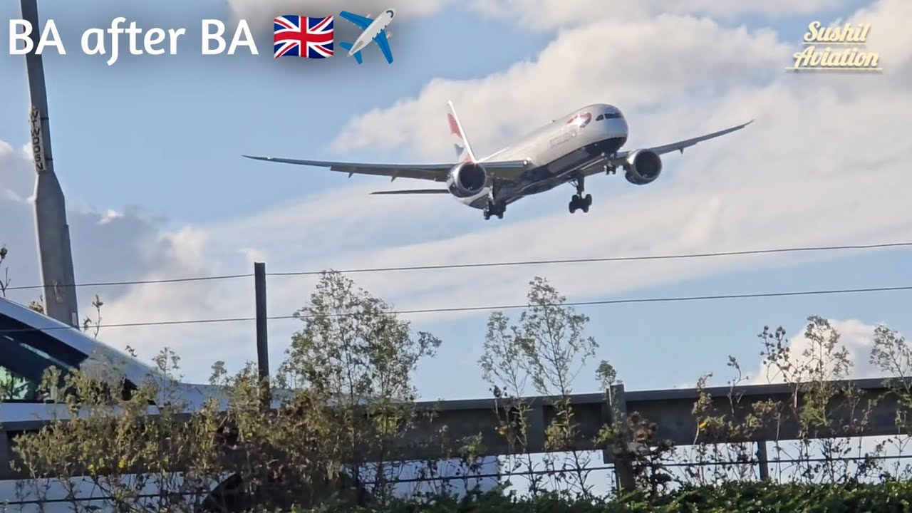 BA after BA!🔥 | Heathrow | London | 🇬🇧✈️ #heathrowairport #aviation 