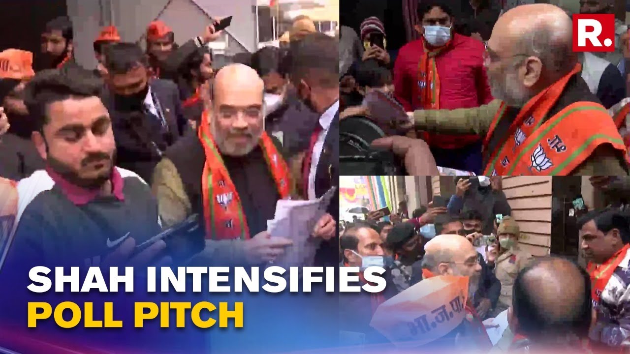 UP Elections: Amit Shah Launches BJP's Door-To-Door Campaign At Kairana, Exudes Confidence