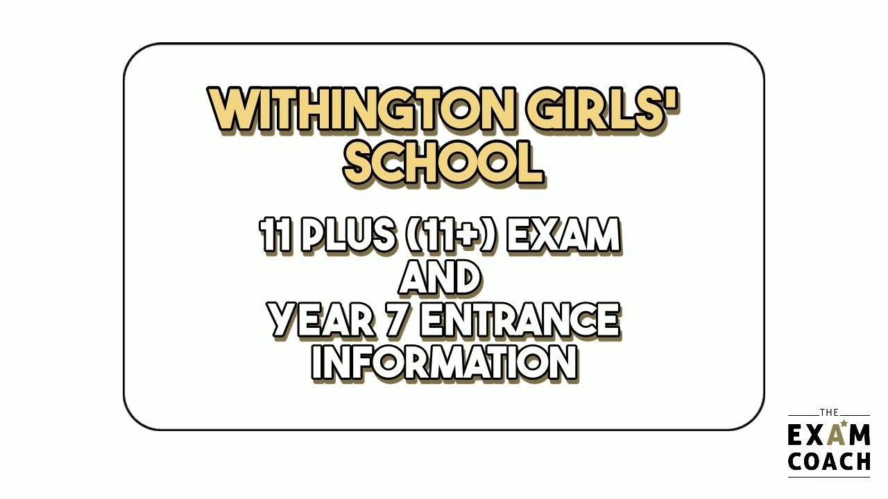 Withington Girls' School 11+ (11 Plus) Exam Information and Admissions For Year 7 Entry