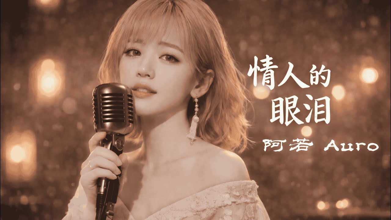 阿若 Auro｜《情人的眼泪》｜温柔女声演唱 耳机听更好｜只願天長地久 與我意中人兒緊相隨
