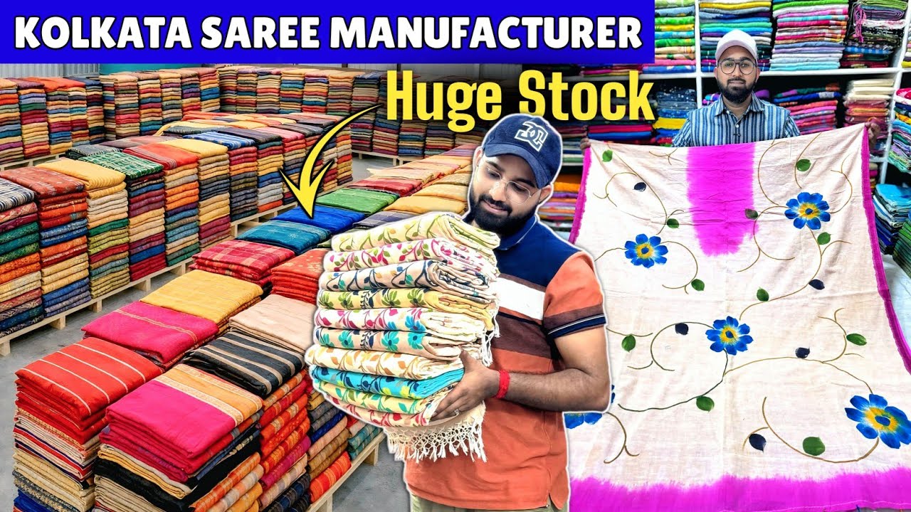 100% Handmade Mul Cotton & Khadi Saree Manufacturer in Kolkata 🔥🔥Bengal Cotton Saree with Price 2026
