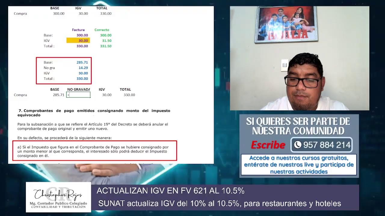 ACTUALIZAN IGV EN FV 621 AL 10.5% PARA RESTAURANTES Y HOTELES