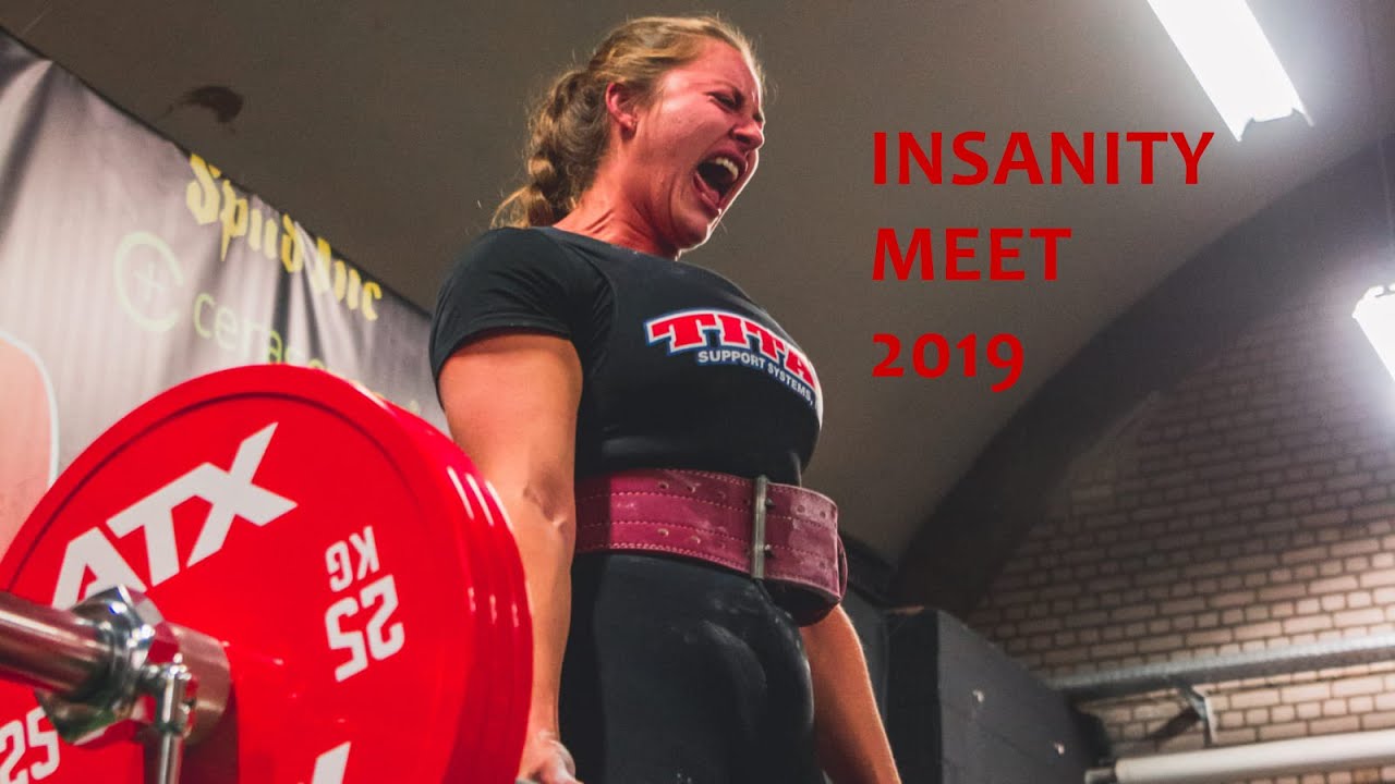 INSANITY MEET 2019 | 410 KG Total | Powerlifiting Girls | Squatilia