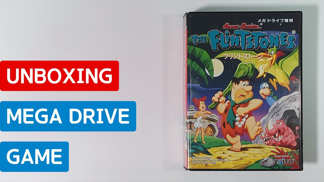 The Flintstones (GENESIS, Japan) - Unboxing