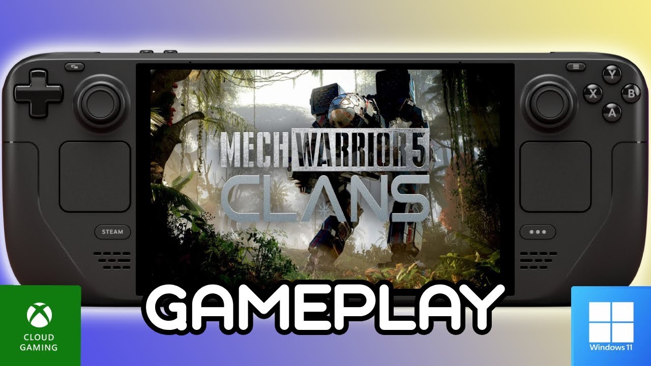 MECHWARRIOR 5 CLANS - 15 Minutes of Gameplay [Steam Deck | Win11 | Xbox Cloud Gaming]