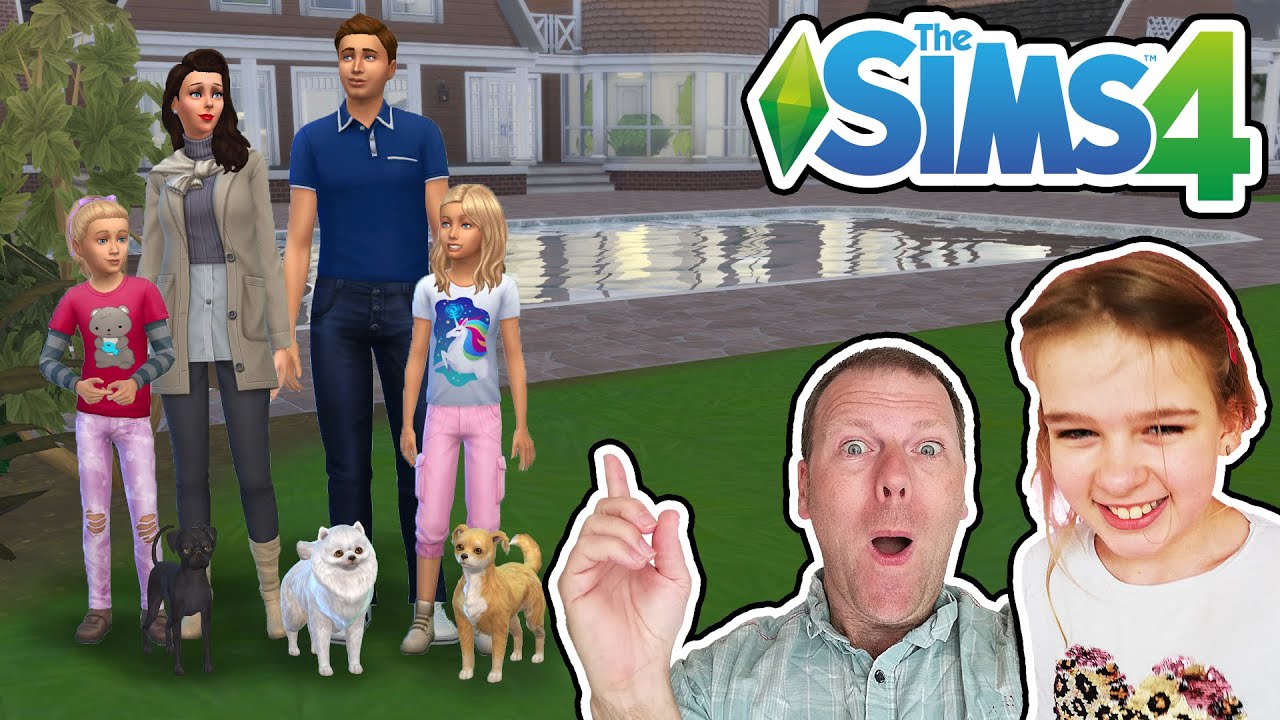 Laver vores familie i SIMS 4 & spiller for FØRSTE gang 🤩 SE vores FØRSTE hus 🏠 Dansk SIMS 4 Ep#1