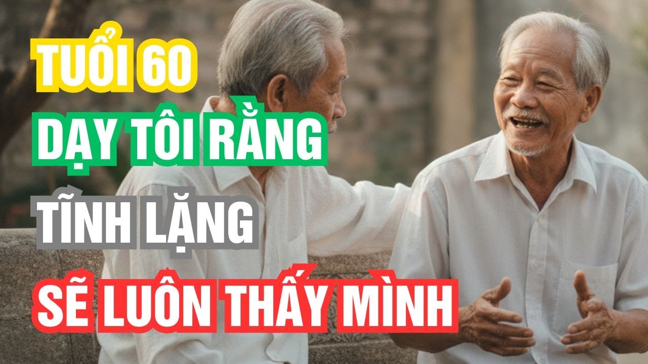Tuổi già dạy tôi rằng tĩnh lặng luôn biết đường trở về