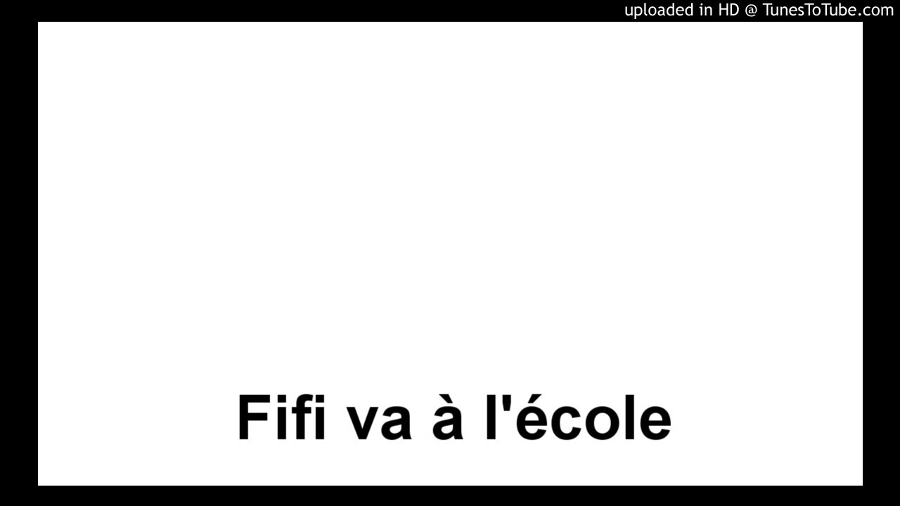 8. Fifi va à l'école